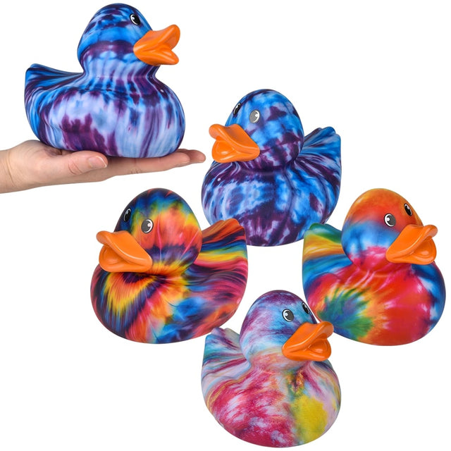 Tie-Dye Rubber Duckies 6" (1 DZ)