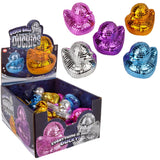 Disco Ball Chrome Duckies (24 Pc Display)