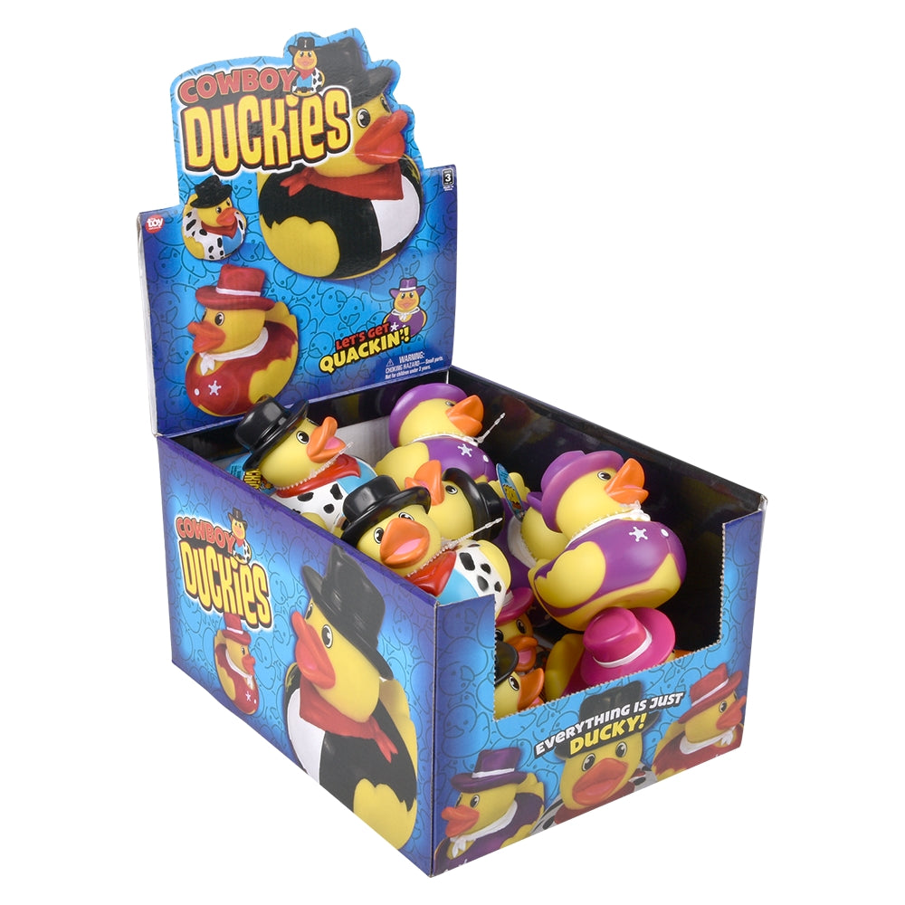 Cowboy Duckies (12 Pc Display)