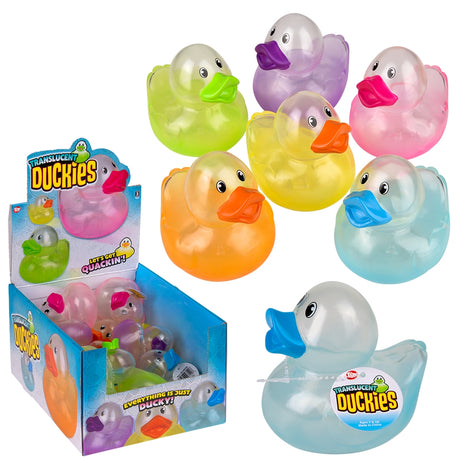 Translucent Duckies (12 Pc Display)