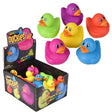 Rubber Duckies Assorted Colors 2" (24 Pack Display)