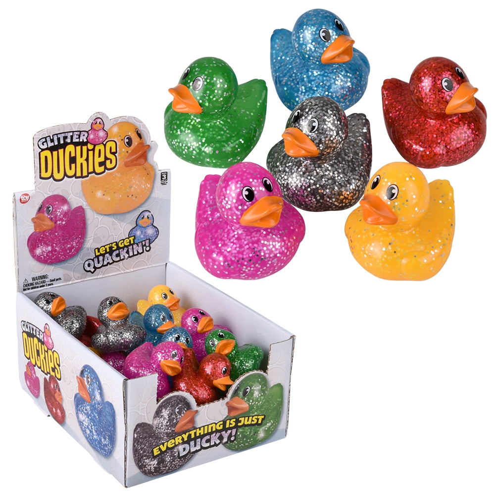 Sparkle Duckies Rubber Duckies (24 Pack Display)