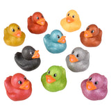 Glitter Rubber Ducky Assortment (100 Pc Poly Bag)