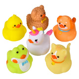 Kawaii Animal Rubber Ducks (1 DZ)
