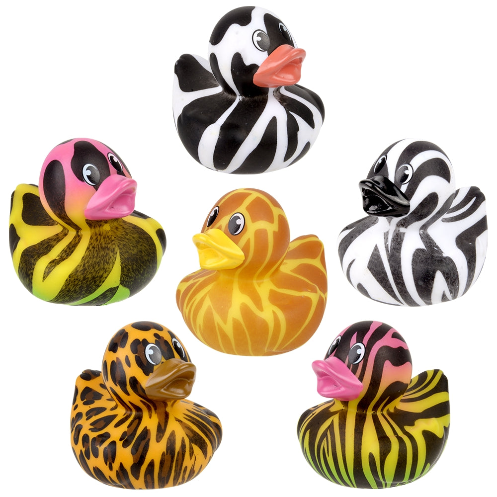 Animal Print Duckies (1 DZ)