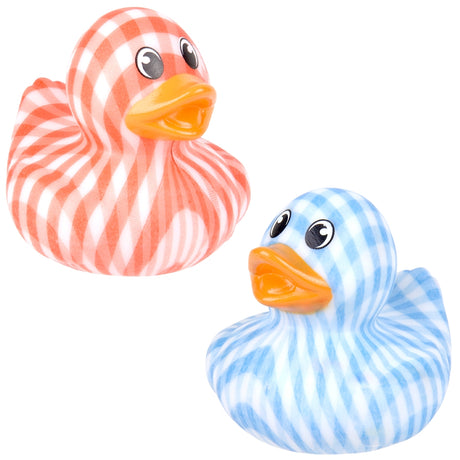 Gingham Print Duckies (1 DZ)