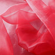 Red Sparkle Crystal Sheer Organza Fabric - Red Sparkle Crystal, 60" Width