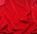 1 Yard Premium Silk Rayon Velvet Fabric Luxurious Soft Texture for Apparel and Upholstery 45 Inch Width