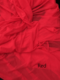 Power Mesh Nylon Spandex Fabric - Red, Sheer Mesh, 60" Width