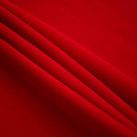 Red Polyester Poplin (60″) Fabric,