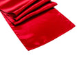 Red Bridal Satin Table Runner