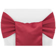 (12 Pack ) Red Bridal Satin Sash