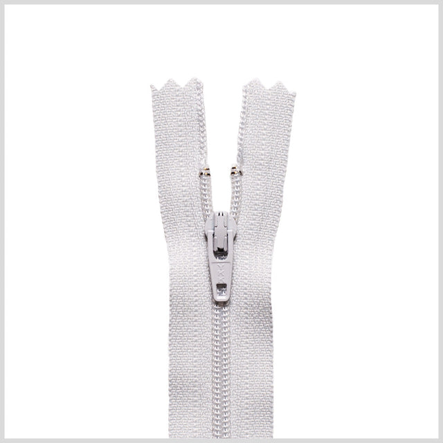 Regular Zipper 24" by YKK - 316 Light Gray