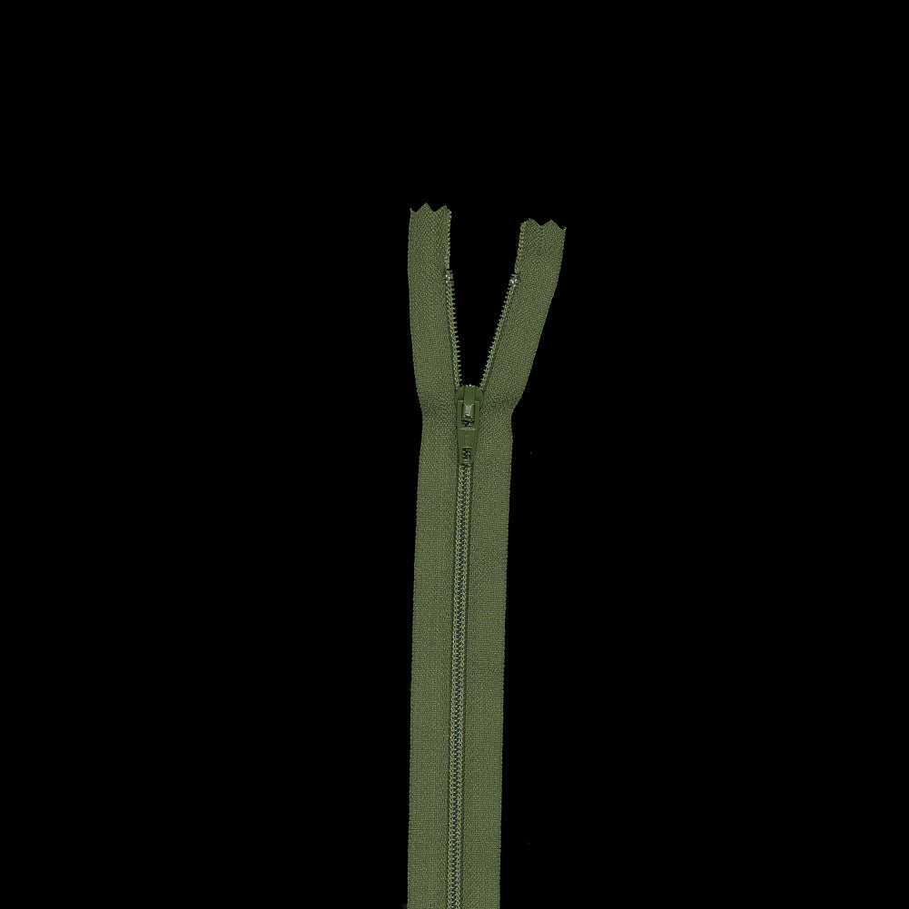 Regular Zipper 24" by YKK - 887 Grasshopper