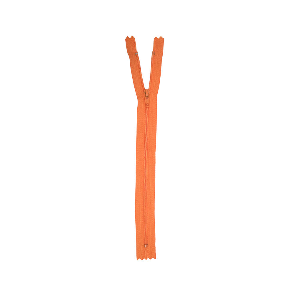 Regular Zipper 9" by YKK - 006 Medium Orange