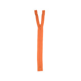 Regular Zipper 9" by YKK - 006 Medium Orange