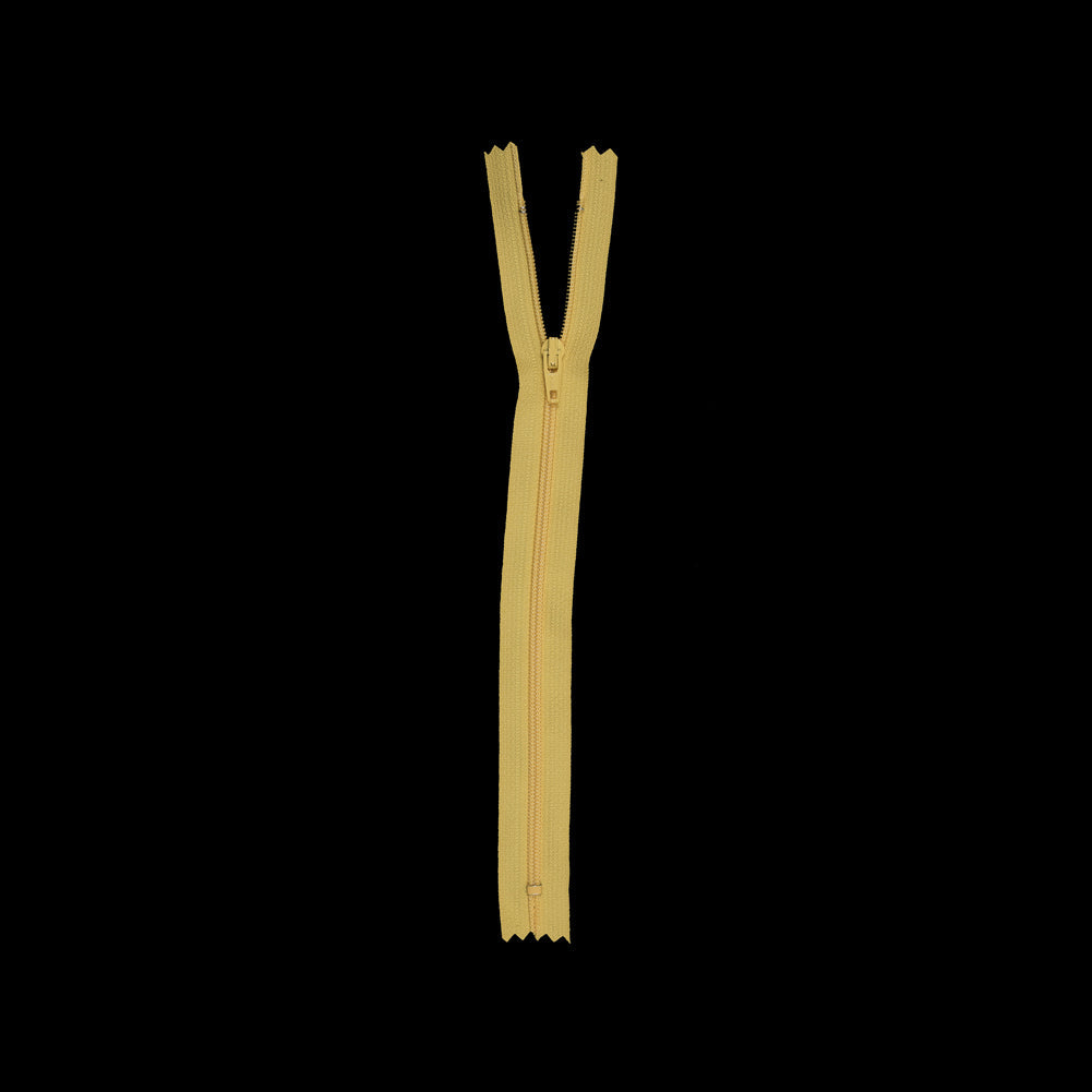 Regular Zipper 9" by YKK - 116 Empire Yellow