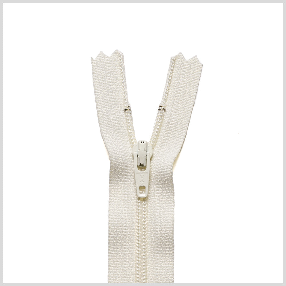 Regular Zipper 9" by YKK - 121 Cream