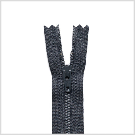 Regular Zipper 9" by YKK - 156 Charcoal
