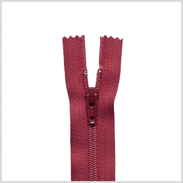 Regular Zipper 9" by YKK - 520 Brick