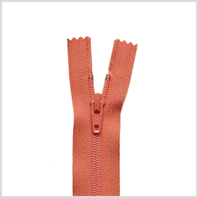 Regular Zipper 9" by YKK - 523 Pumpkin