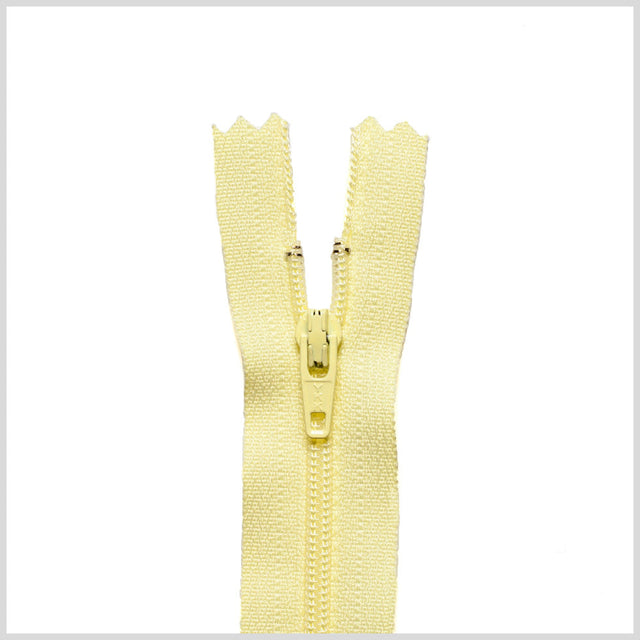 Regular Zipper 9" by YKK - 054 Pale Yellow