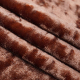 Revival Crushed Stretch Velvet Fabric - 4-Way Stretch, 56" Width, Assorted Colors (1 Yard)