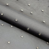 Rhinestone Stretch Mesh Fabric