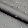Rhinestone Stretch Mesh Fabric