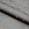 Stellar Rhinestone Stretch Mesh Fabric - Rhinestone Embellished Stretch Mesh, 54/55" Width, 2-Way Stretch (1 Yard)