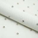 Rhinestone Stretch Mesh Fabric