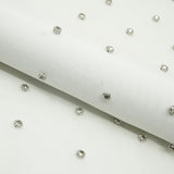 Rhinestone Stretch Mesh Fabric