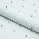 Stellar Rhinestone Stretch Mesh Fabric - Rhinestone Embellished Stretch Mesh, 54/55" Width, 2-Way Stretch (1 Yard)