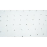 Stellar Rhinestone Stretch Mesh Fabric - White, Off White, Nude, Black, 54/55" Width (1 Yard)