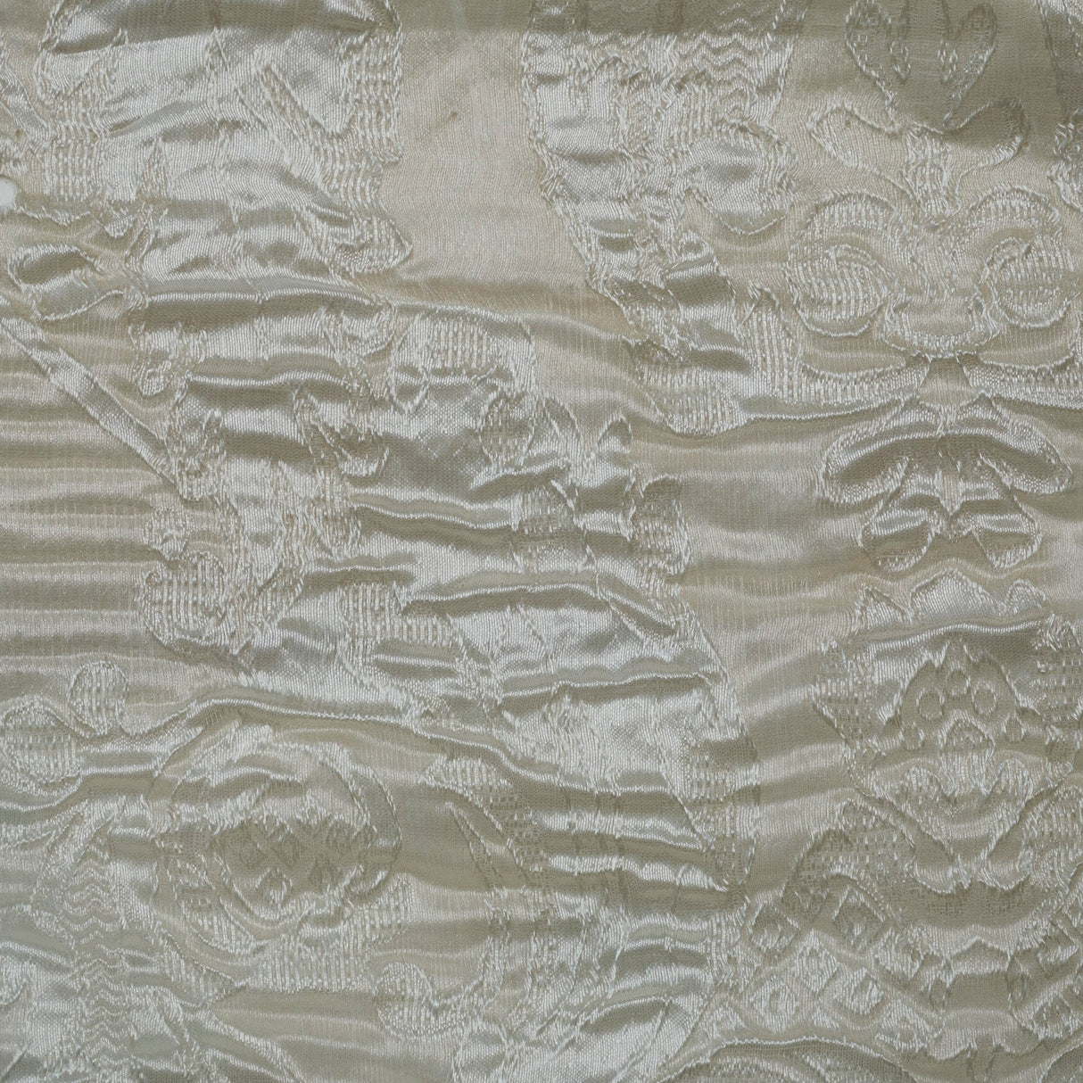 Organza Crushed Drapery Window Curtain 110"