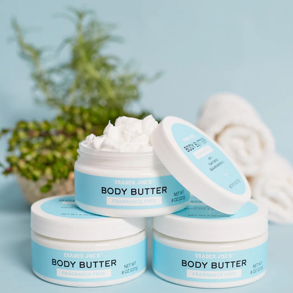 Trader Joe’s Fragrance-Free Body Butter - Moisturize and Repair Dry Skin | 8 Oz