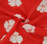 1 Yard Coral Rayon Dobby Dot Fabric – Lightweight Jacquard Material for Blouses and Dresses 54/55"