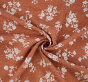 1 yarda de tela jacquard de rayón marrón con puntos dobby ligera, material texturizado para vestidos 53/54" de ancho