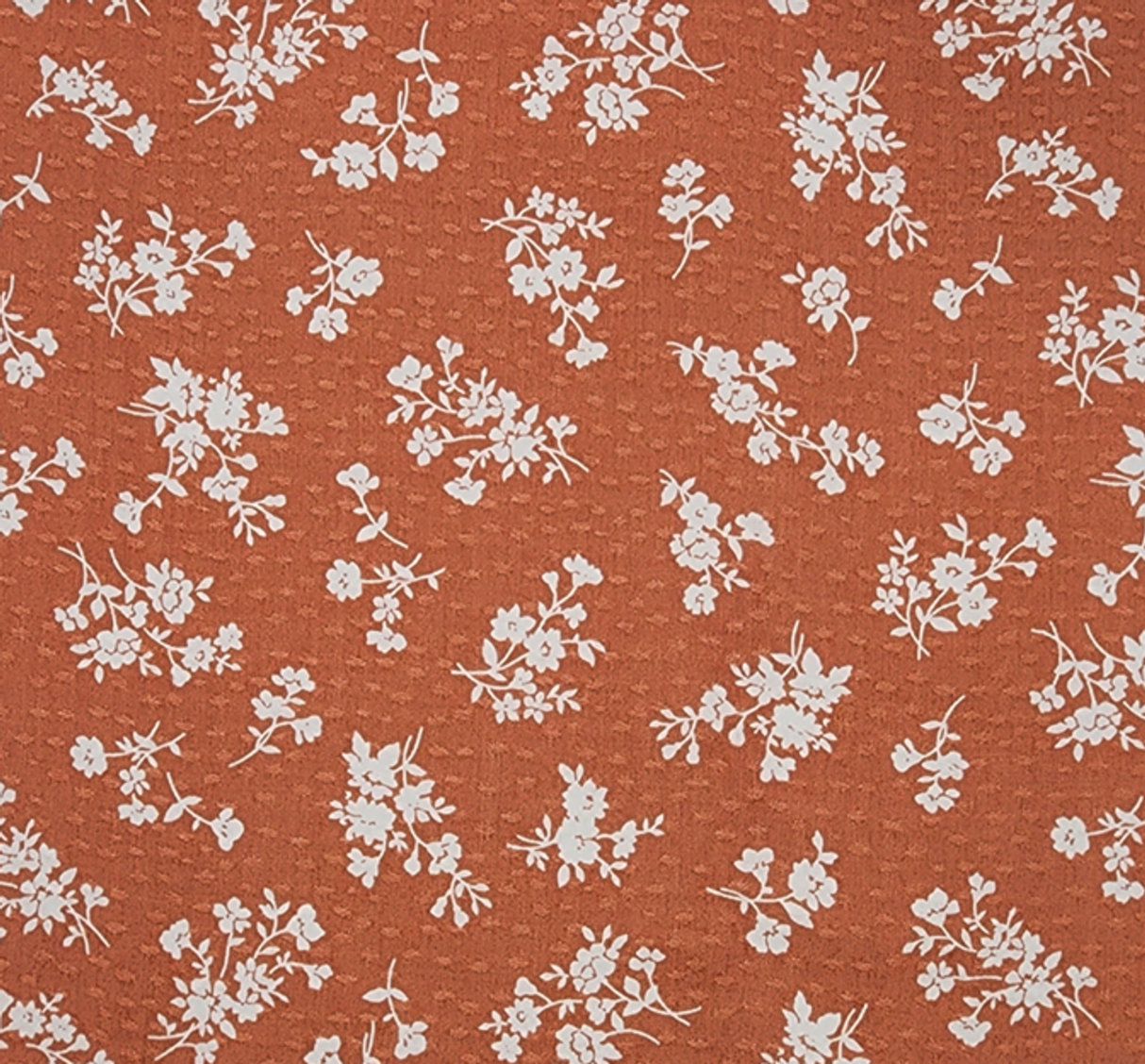 1 Yard Elegant Brown Rayon Dobby Dot Jacquard 53/54" Wide Fabric for Dresses & Apparel
