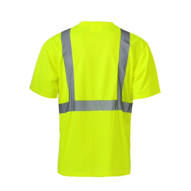 High Visibility Safety T-Shirt  10 pack 100% polyester