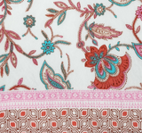 Rayon Nylon Poplin Fabric - Pink, 57/58" Width