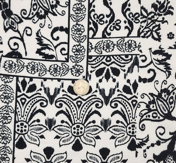 Rayon Nylon Poplin Fabric - 1D1854 Off White, 57/58" Width