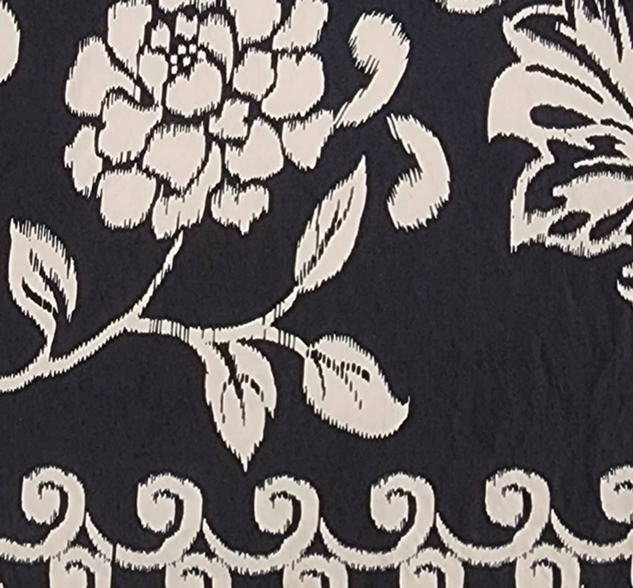 Rayon Nylon Poplin Black 1 Yard Lightweight 57/58" Apparel Fabric