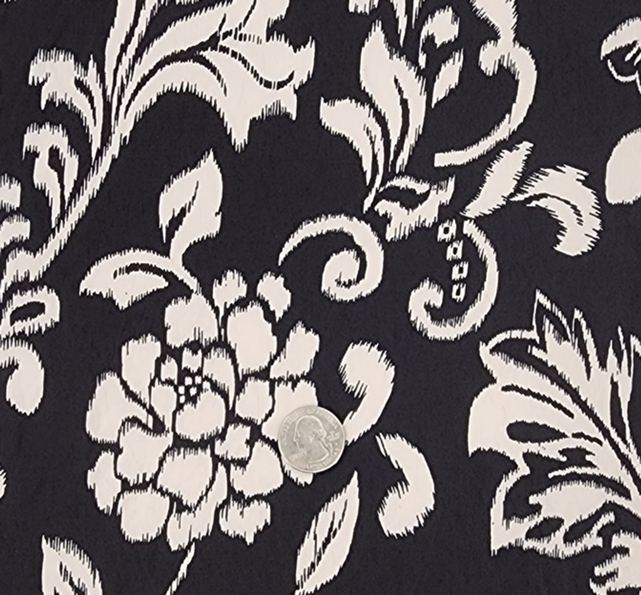 Rayon Nylon Poplin Black 1 Yard Lightweight 57/58" Apparel Fabric