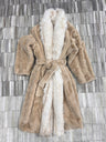 REXA 6 Faux Fur Hooded Robe