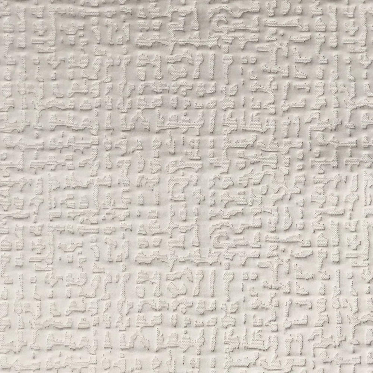 Roscoe Embossed Matelasse Cotton Polyester Fabric - Beige Abstract Textured, 55" Width (1 Yard)