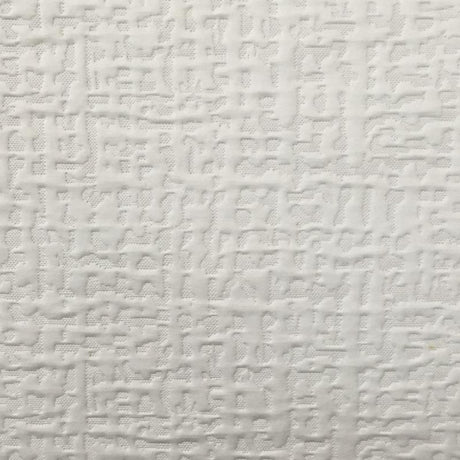 Roscoe Embossed Matelasse Cotton Polyester Fabric - Beige Abstract Textured, 55" Width (1 Yard)