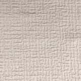 Roscoe Embossed Matelasse Cotton Polyester Fabric - Beige Abstract Textured, 55" Width (1 Yard)