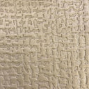 Roscoe Embossed Matelasse Cotton Polyester Fabric - Beige Abstract Textured, 55" Width (1 Yard)