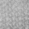 Silver Minky Rosebud Fabric,